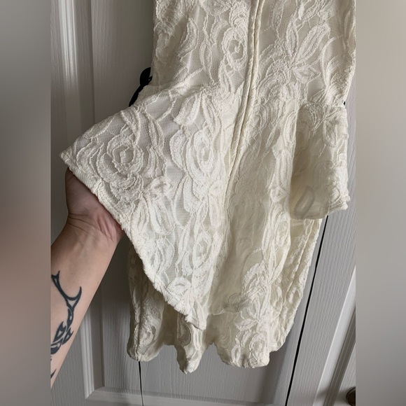 Strapless off white dress size 9 - Picture 7 of 9